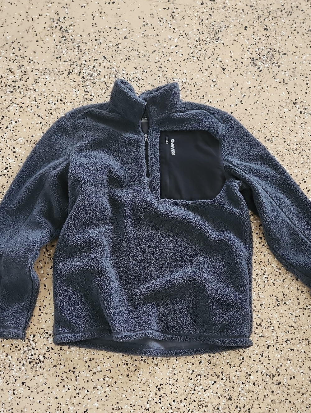 Hi-tec MensDark Gray Sherpa Half-Zip Fleece Pullover